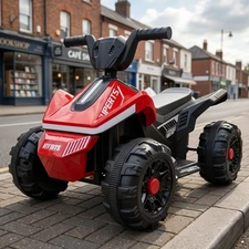 Детский квадроцикл на аккумуляторе M 6362E-3 красный